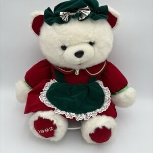 Vintage 1992 Kmart‎ Momma Christmas Teddy Bear Plush